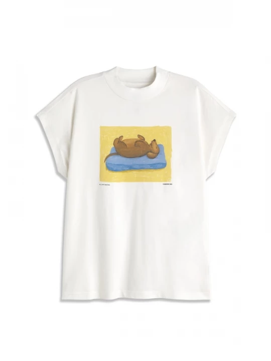 Foto van product Thinking MU Shirt 'Volta' blauw / bruin / geel / wit