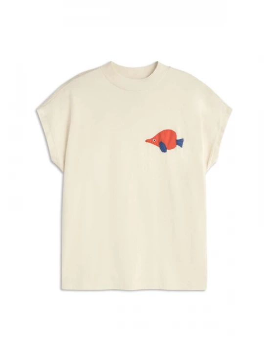 Foto van product Thinking MU Shirt 'Volta' donkerblauw / donkeroranje / offwhite
