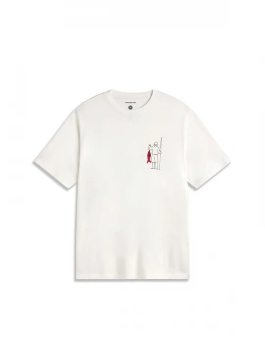 Foto van product Thinking MU Shirt 'Zach' rood / zwart / wit