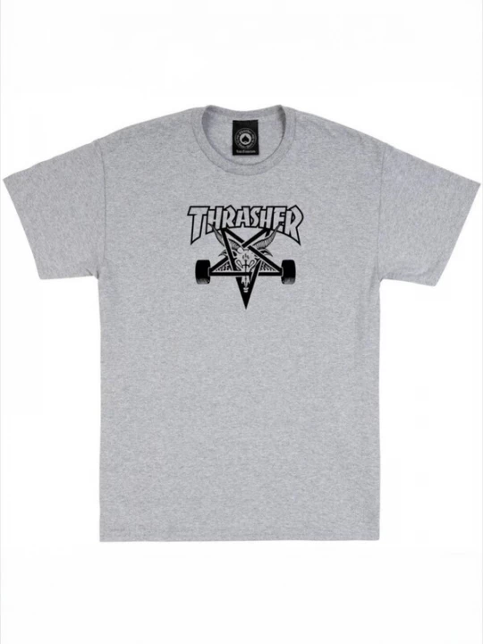 Foto van product THRASHER Shirt 'SKATEGOAT T-SHIRT' grijs