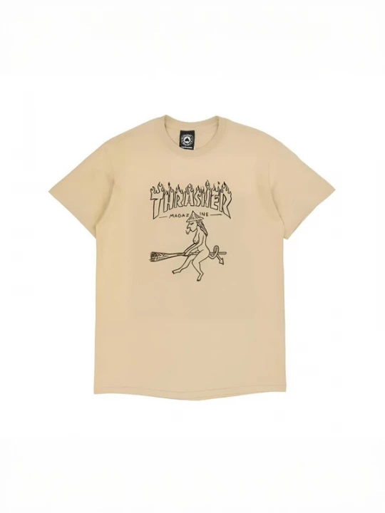 Foto van product THRASHER Shirt 'WITCH' beige