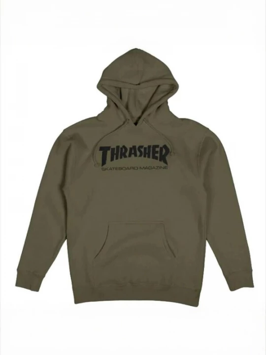 Foto van product THRASHER Sweatshirt 'SKATE MAG' groen