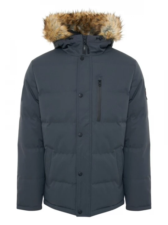 Foto van product Threadbare Winterjas 'Arnwood' grijs