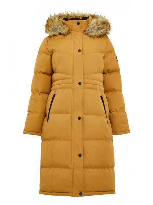 Foto van product Threadbare Wintermantel 'Arnie' geel / zwart