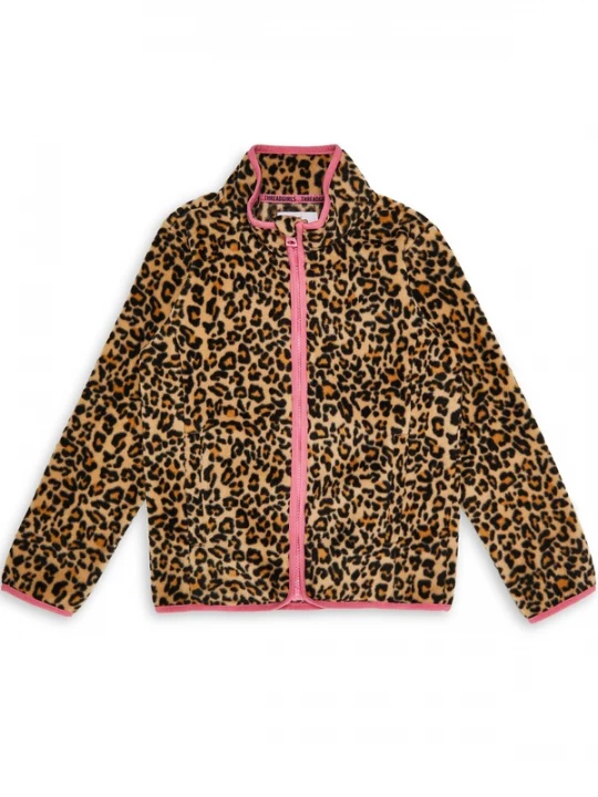 Foto van product Threadgirls Fleece jas bruin / pink / zwart