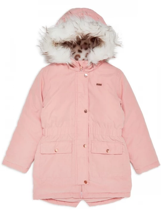 Foto van product Threadgirls Tussenjas 'Cher' bruin / pink / wit