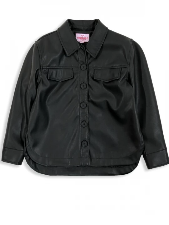 Foto van product Threadgirls Tussenjas 'Cola' zwart