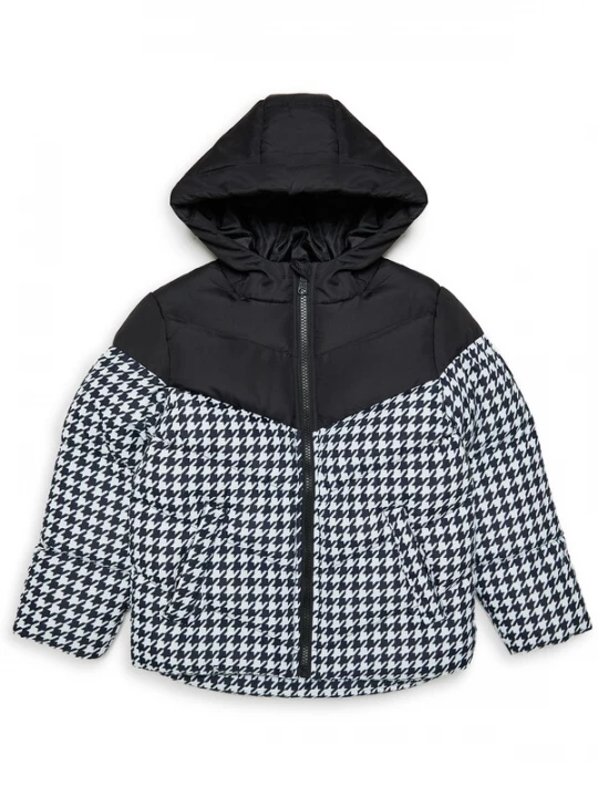 Foto van product Threadgirls Winterjas 'Rummy' zwart / wit