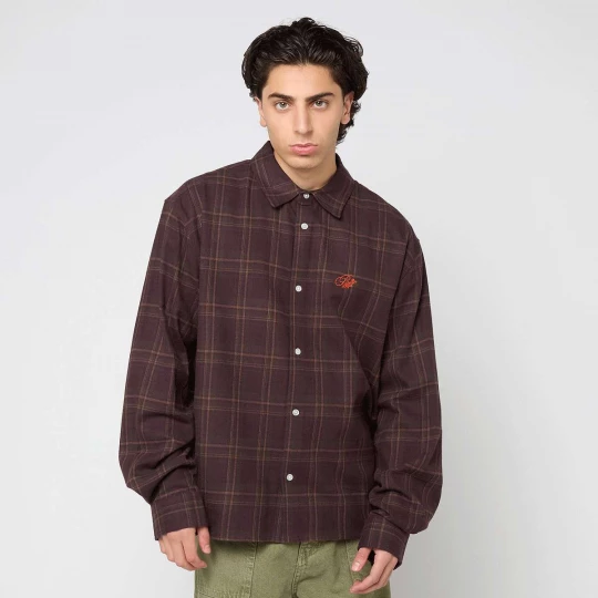 Foto van product Timber Flannel Shirt PROHIBITED bruin