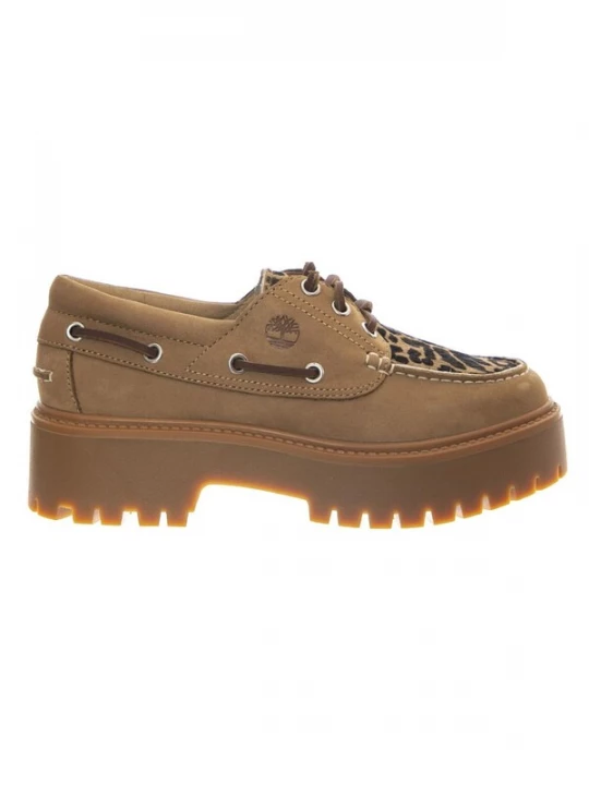 Foto van product TIMBERLAND Mocassins 'Stone Street Boat Shoe Beige - Women's Beige Nubuck Boat Shoe' beige