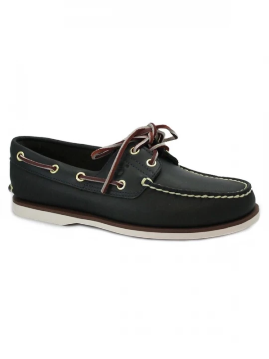 Foto van product TIMBERLAND Mocassins 'TIMBERLAND 174036 CLASSIC BOAT SHOE barca navy blu scarpe uomo lacci light pelle' black denim