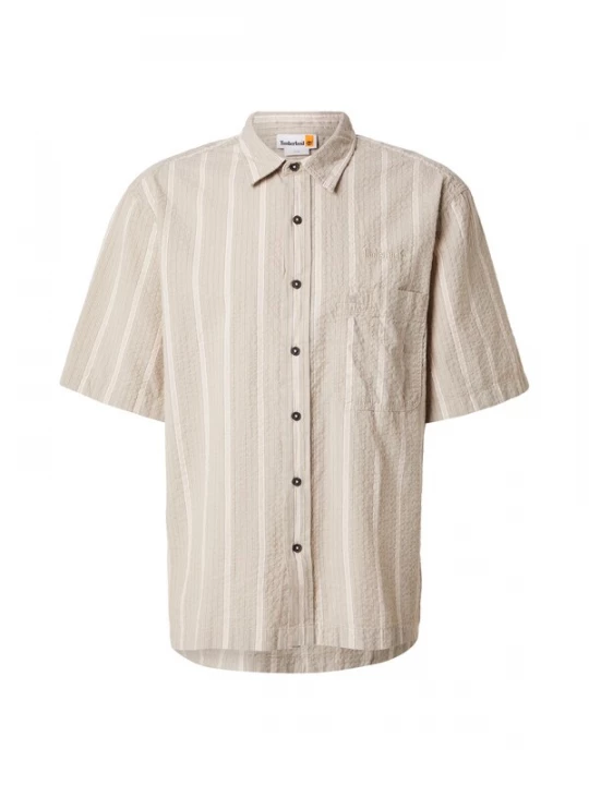 Foto van product TIMBERLAND Overhemd lichtbeige / cappuccino / wit