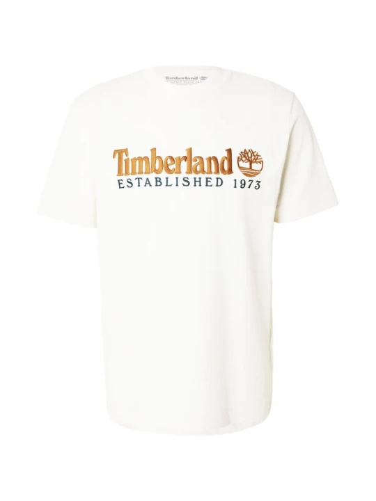 Foto van product TIMBERLAND Shirt 'ESTABLISHED 1973' marine / karamel / wit