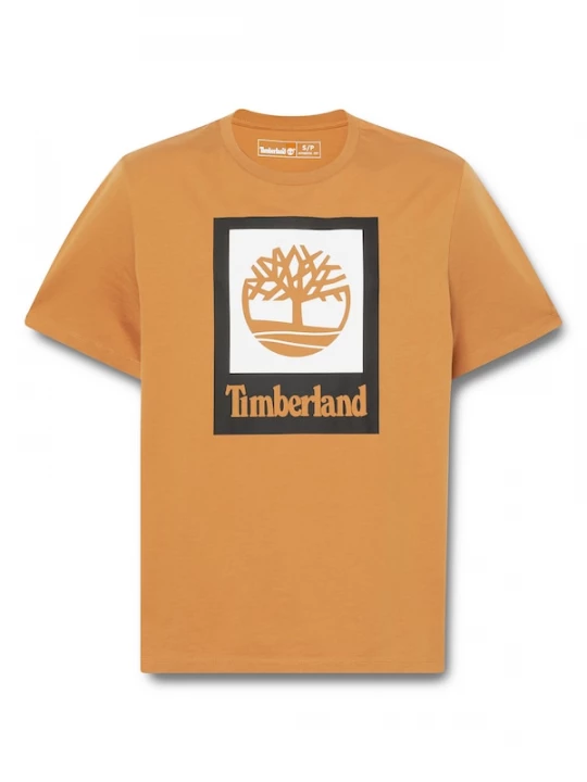 Foto van product TIMBERLAND Shirt lichtbruin / zwart / wit