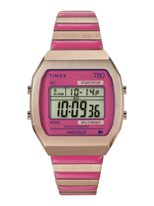 Foto van product TIMEX Digitaal horloge 'Timex 80' pink / lichtroze