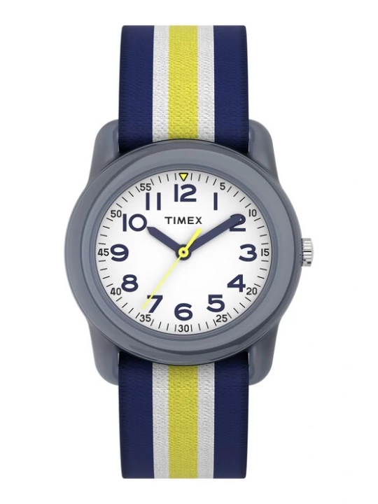 Foto van product TIMEX Horloge 'Casey' blauw / smoky blue / limoen / wit
