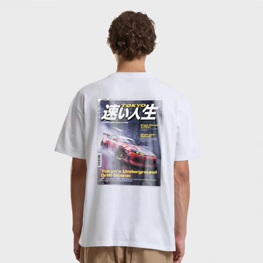 Foto van product Tokyo Underground Oversize Tee Mister Tee wit
