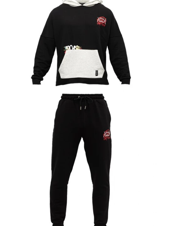 Foto van product Tom Barron Joggingpak gemengde kleuren / zwart
