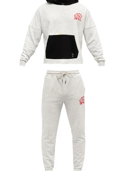 Foto van product Tom Barron Joggingpak grijs / gemengde kleuren