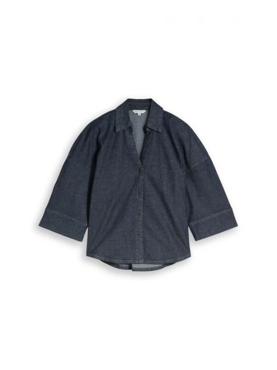 Foto van product TOM TAILOR Blouse blauw denim