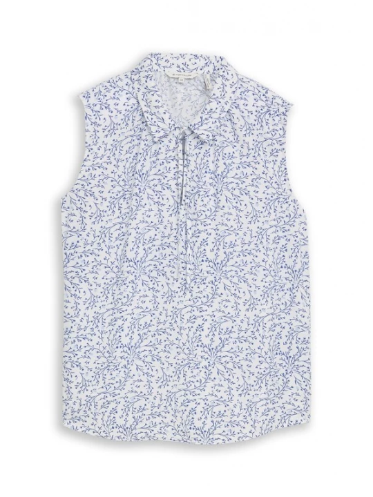 Foto van product TOM TAILOR Blouse blauw / wit