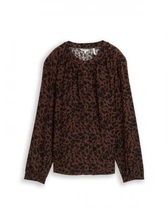 Foto van product TOM TAILOR Blouse bruin / zwart