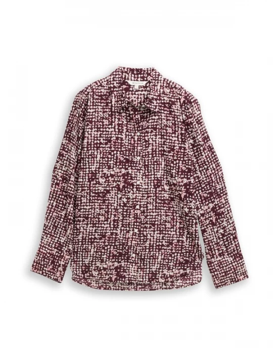 Foto van product TOM TAILOR Blouse crème / donkerrood
