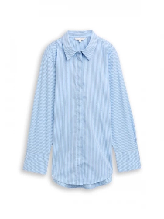 Foto van product TOM TAILOR Blouse lichtblauw / wit