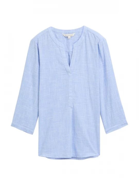 Foto van product TOM TAILOR Blouse lichtblauw / wit