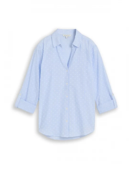 Foto van product TOM TAILOR Blouse lichtblauw / wit
