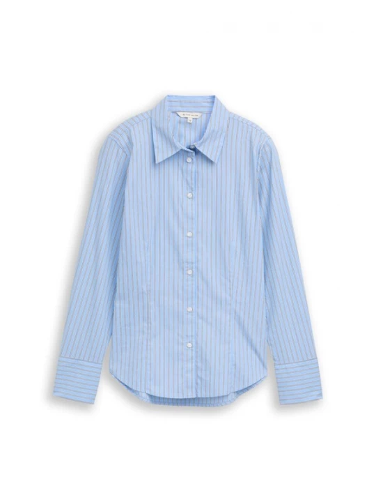 Foto van product TOM TAILOR Blouse marine / lichtblauw / wit