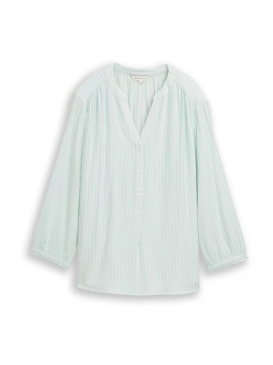 Foto van product TOM TAILOR Blouse mintgroen / wit