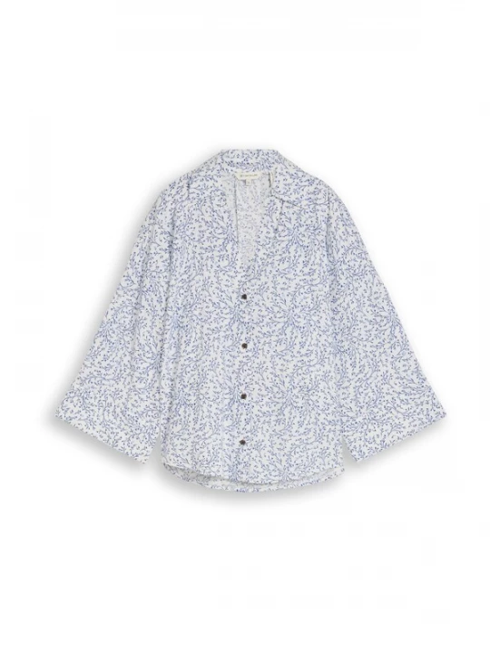 Foto van product TOM TAILOR Blouse navy / lichtblauw / wit