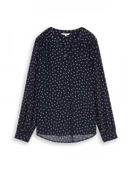 Foto van product TOM TAILOR Blouse navy / wit