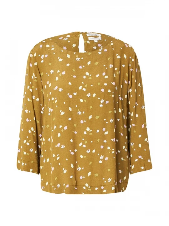 Foto van product TOM TAILOR Blouse olijfgroen / pastellila / wit