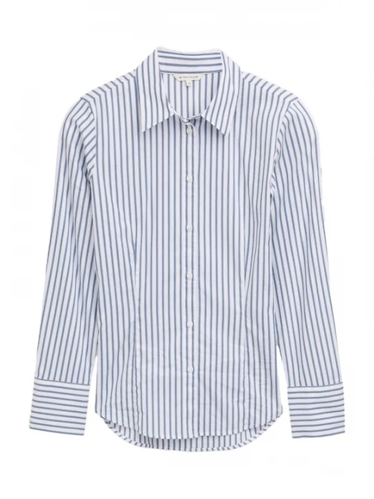 Foto van product TOM TAILOR Blouse opaal / donkerblauw / wit