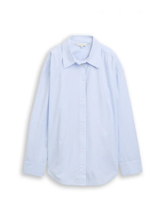 Foto van product TOM TAILOR Blouse pastelblauw / wit