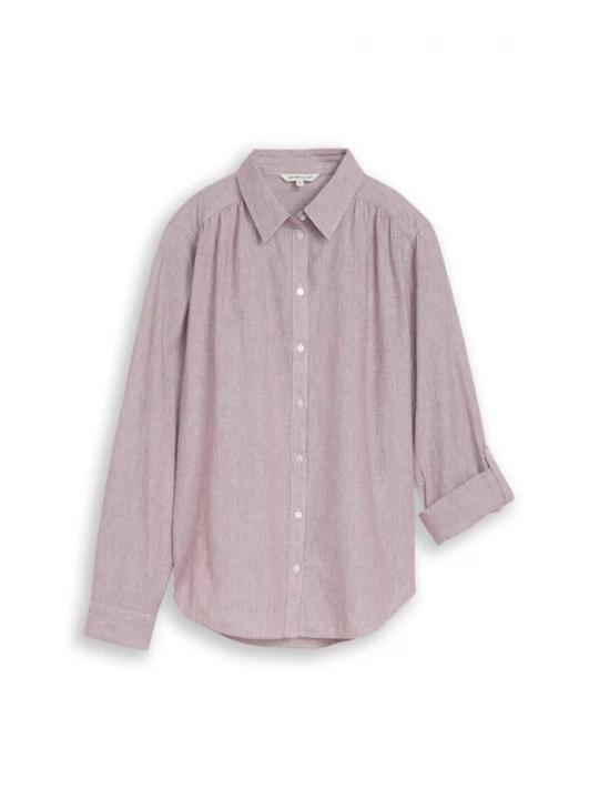 Foto van product TOM TAILOR Blouse pruim / wit