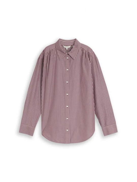 Foto van product TOM TAILOR Blouse pruim / wit