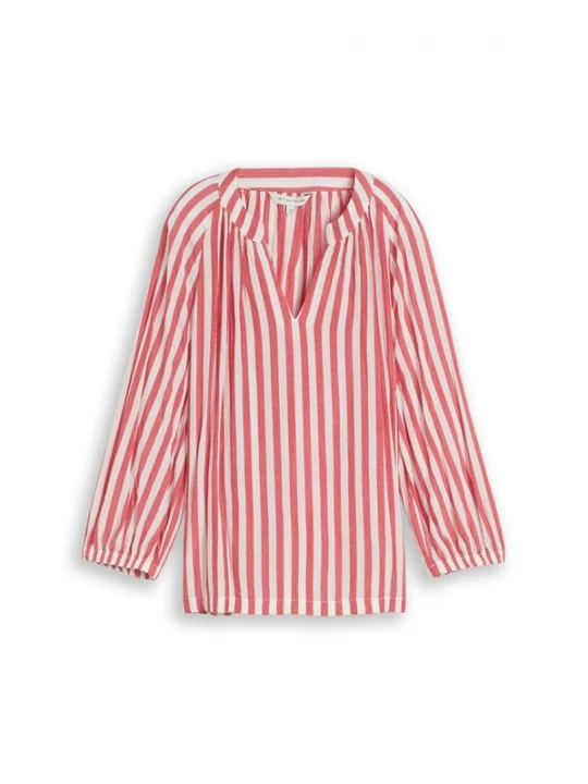 Foto van product TOM TAILOR Blouse rood / wit