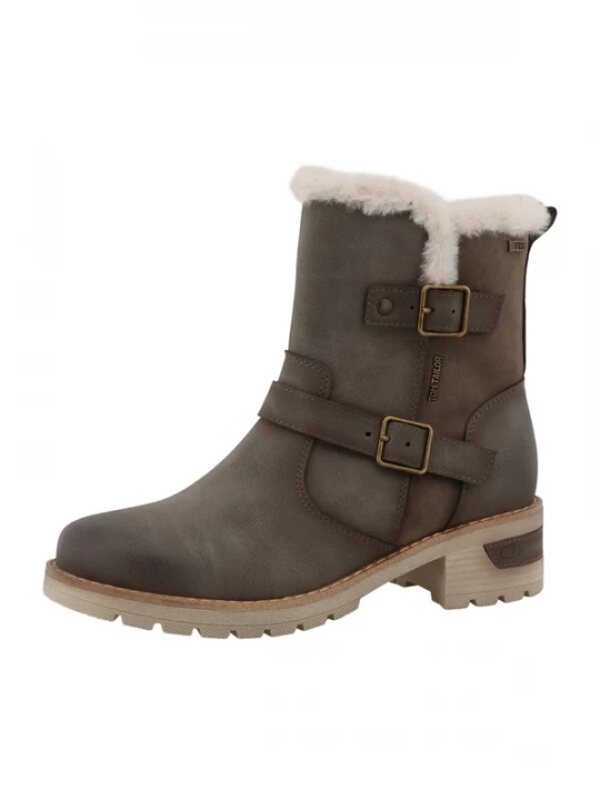 Foto van product TOM TAILOR Boots aardetinten / offwhite