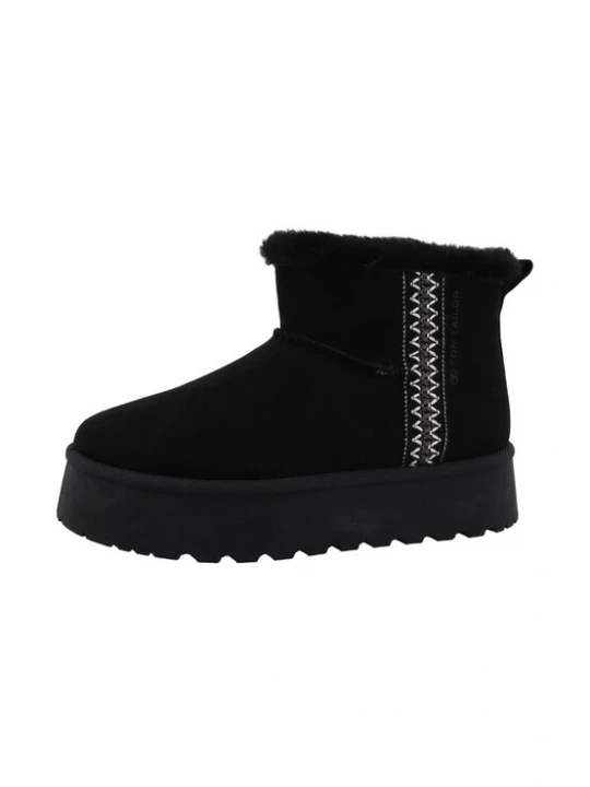 Foto van product TOM TAILOR Boots donkergrijs / zwart / wit