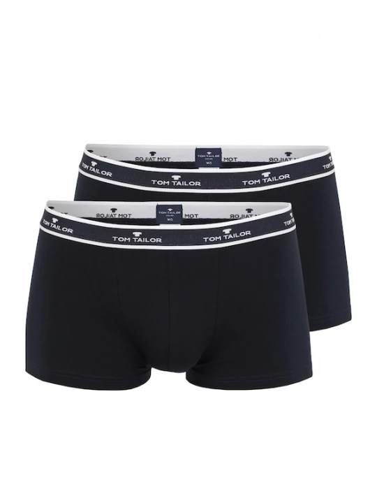 Foto van product TOM TAILOR Boxershorts donkerblauw / wit