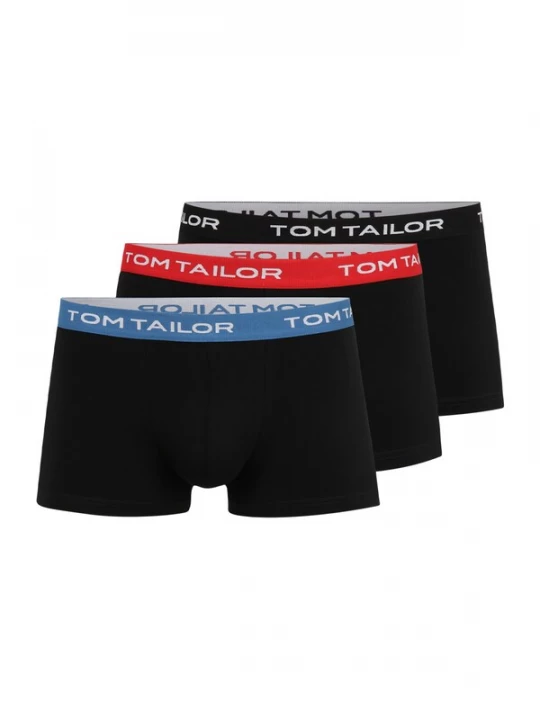 Foto van product TOM TAILOR Boxershorts lichtblauw / rood / zwart