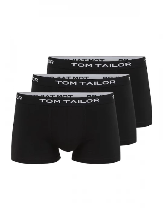 Foto van product TOM TAILOR Boxershorts zwart / wit