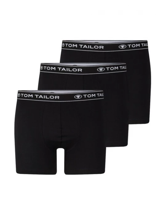 Foto van product TOM TAILOR Boxershorts zwart / wit
