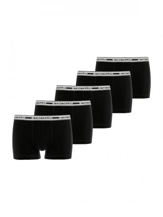 Foto van product TOM TAILOR Boxershorts zwart / wit