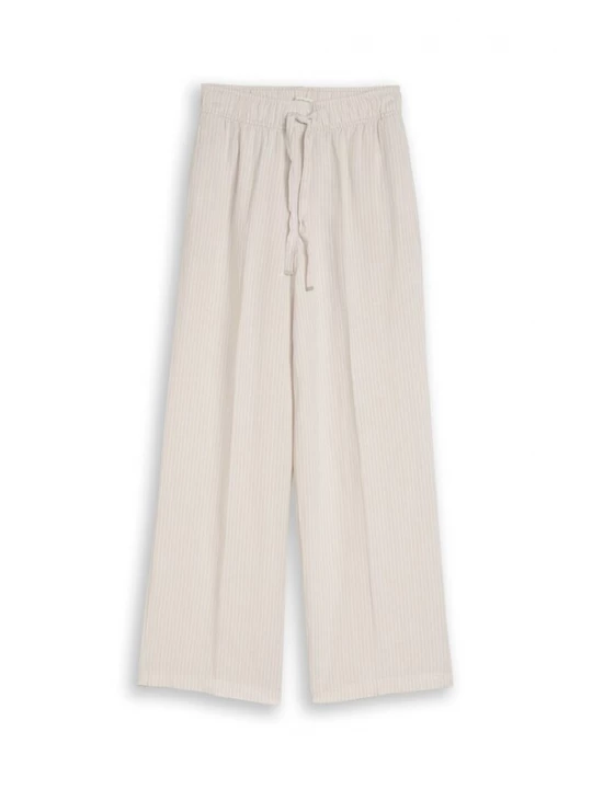 Foto van product TOM TAILOR Broek lichtbeige / wit