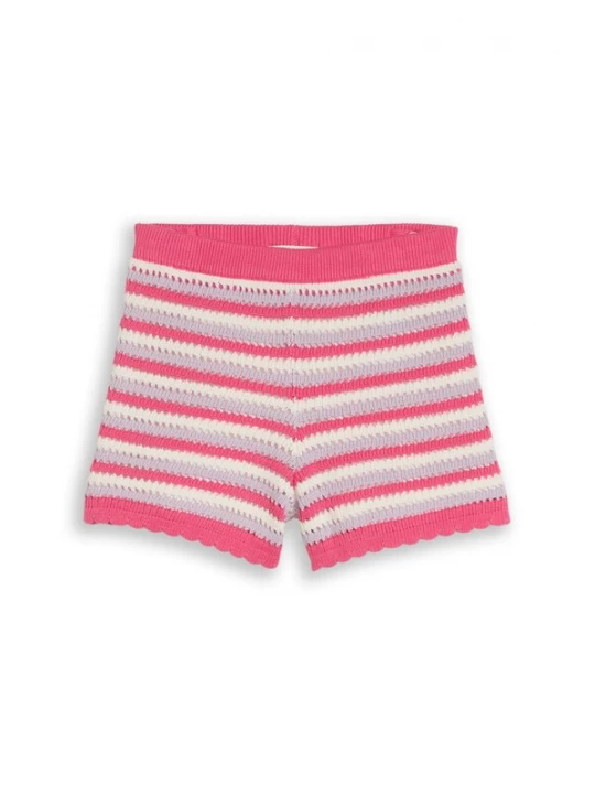 Foto van product TOM TAILOR Broek pastellila / donkerroze / wit