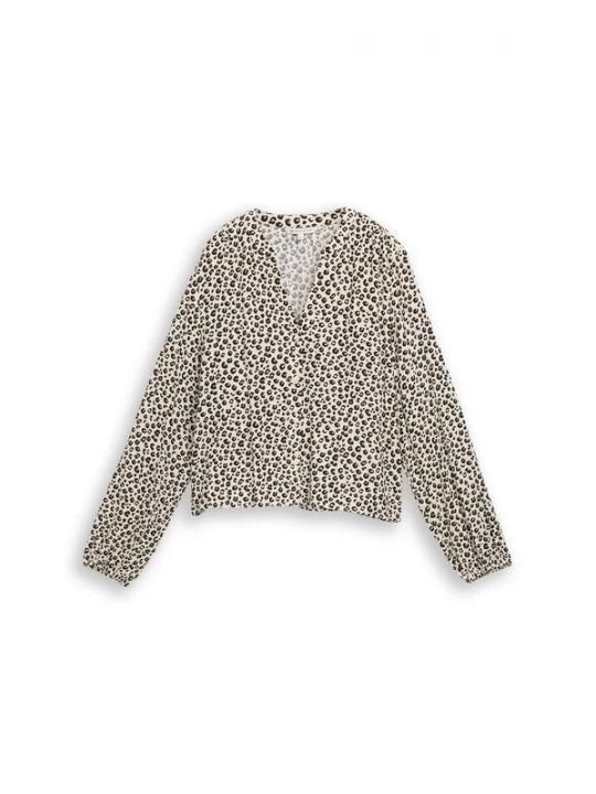 Foto van product TOM TAILOR DENIM Blouse beige / taupe / zwart